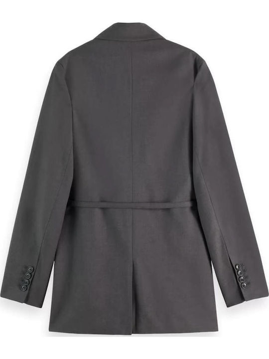 Scotch & Soda Damen Blazer Charcoal Melange