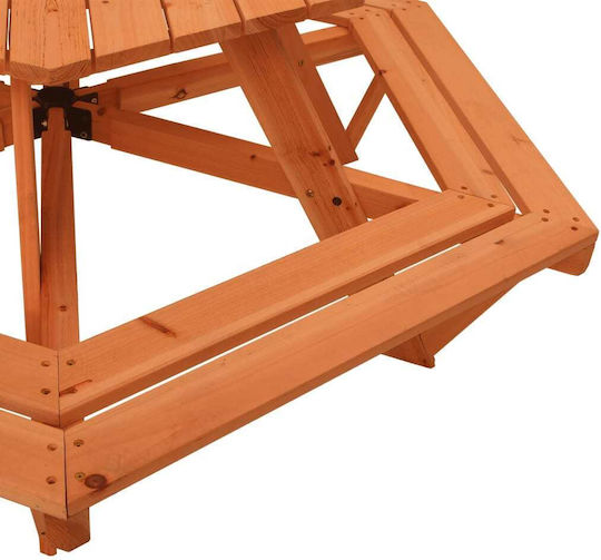vidaXL Масичка 162x53см. за 3+ години Години Кафяв