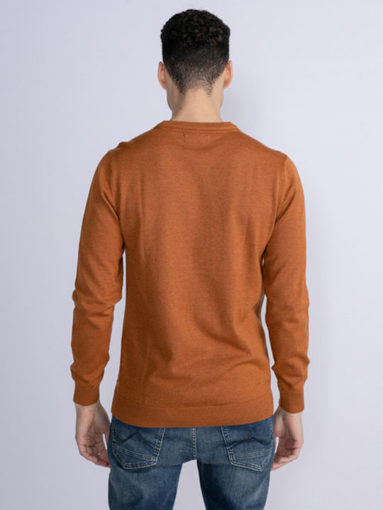 Petrol Industries Men's Long Sleeve Sweater Camel