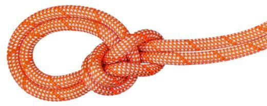 Mammut Dynamic Climbing Rope with Length 70m Orange