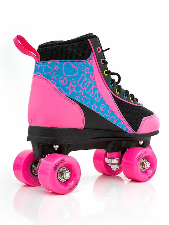 Luscious Skates Disco Diva Kids Quad Rollers Multicolour