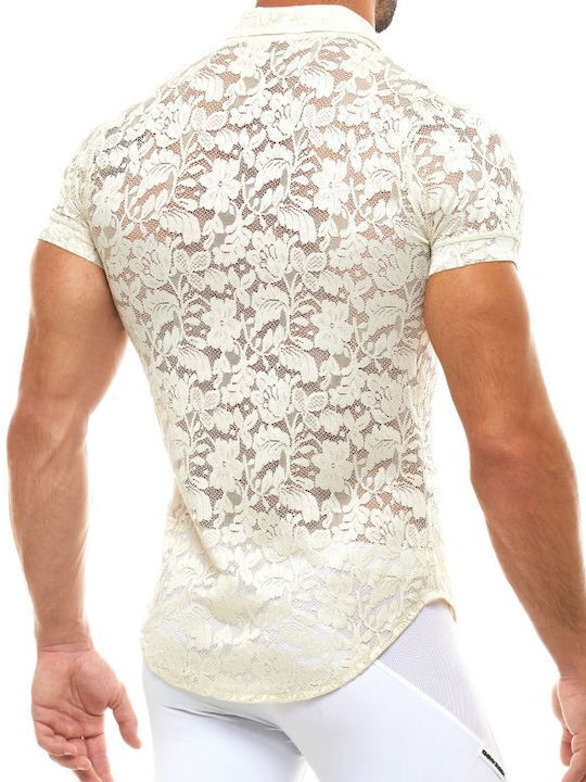 Πουκάμισο Floral Ivory