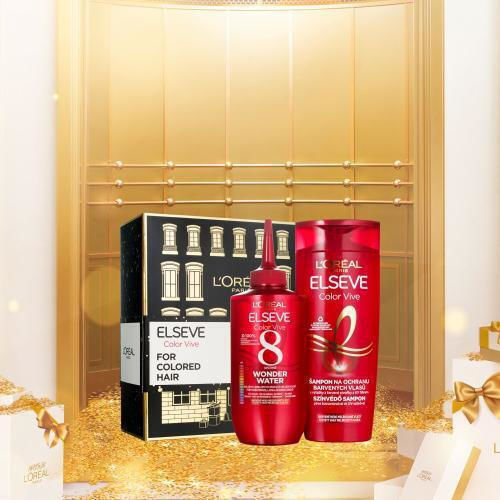 L'Oreal Paris Elseve Color Vive Haarpflegeset für gefärbtes Haar mit Shampoo 2Stück