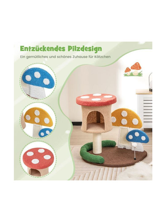 Costway Scratching Post Cat Trees Multicolour 2 levels 60x49x59cm