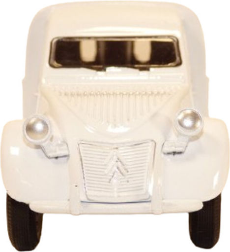 Welly Mașinuță Citroen 2CV Fourgonnette Alb Pull Back