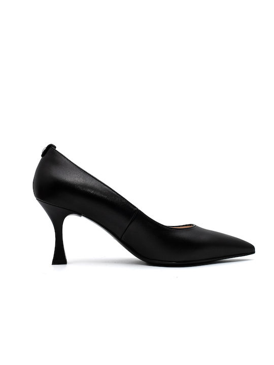 Nerogiardini Leather Black Heels