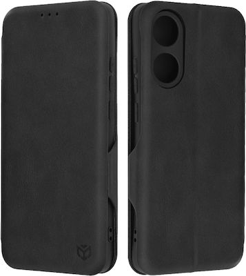 Techsuit Safe Buchen Sie Synthetisches Leder Schwarz (Oppo A78 4G) KF2314835