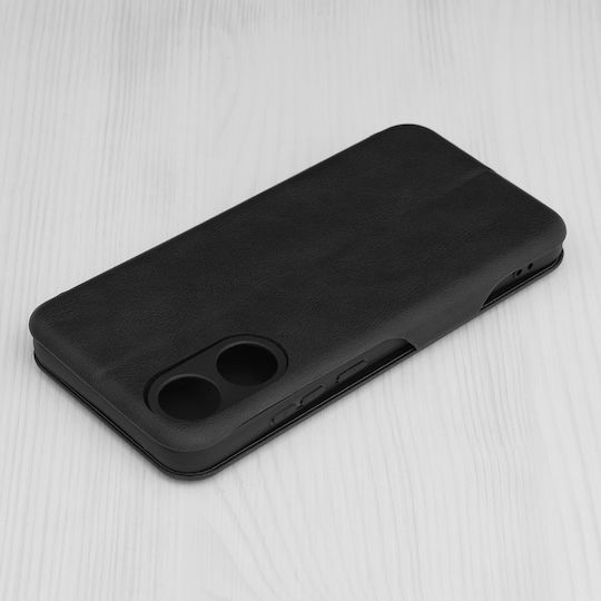 Techsuit Safe Book Δερματίνης Μαύρο (Oppo A78 4G)