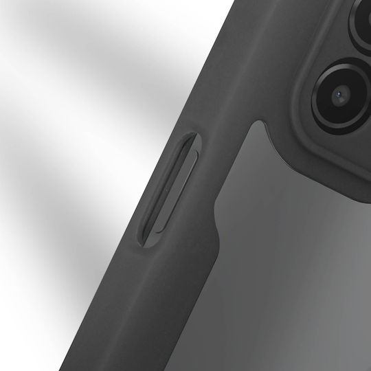 Hülle Oppo A54 A74 5G Plexiglas Rückseite Polymer Front Kontur Schwarz