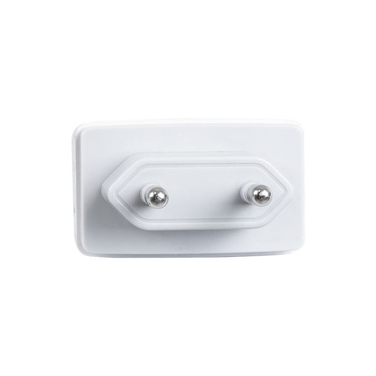 GloboStar Ladegerät ohne Kabel mit 4 USB-A Anschlüsse Weißs (69997)