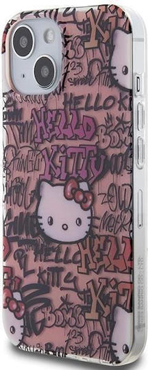 Hello Kitty Задна корица Пластмаса Розов (iPhone 15)