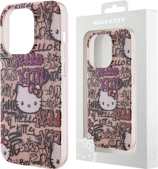 Hello Kitty Задна корица Пластмаса Розов (iPhone 15)