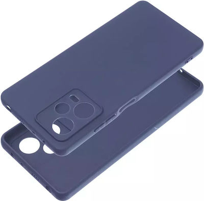 Techwave Matt Back Cover Silicone Durable Navy Blue (Redmi Note 12 Pro 5G)