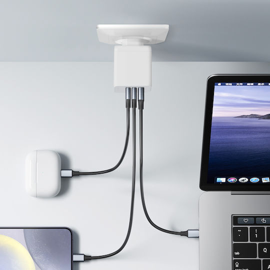 Xtorm Wireless Charger GaN-Ultra 100W Quick Charge 3.0 White