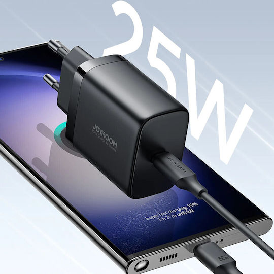 Joyroom Φορτιστής Χωρίς Καλώδιο με Θύρα USB-C 25W Power Delivery Λευκός (JR-TCF11)