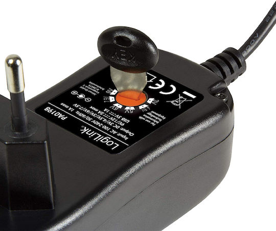 LogiLink Adaptor Universal De Alimentare Reglabil Cu Tensiune 5 1A Cu Putere 5W Cu Set De Încărcătoare Pentru Laptop (PA0198)