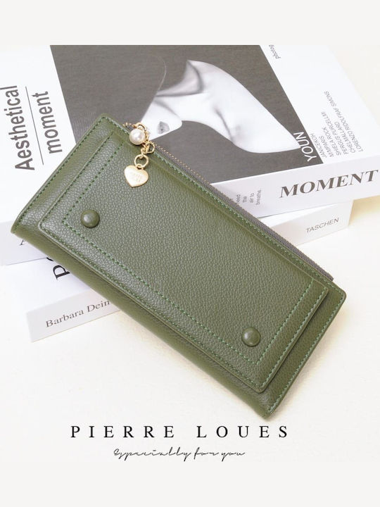 Large Women's Wallet Cards Green