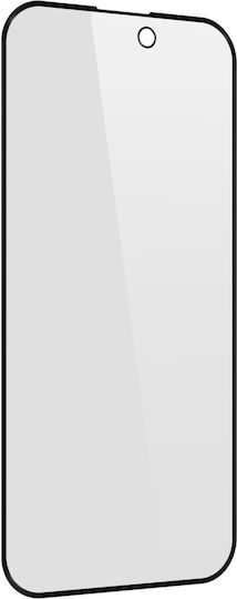 Avizar Panzerglas iPhone 15 Privatsphäre Anti-Spion Härte 9H Transparent Schwarz