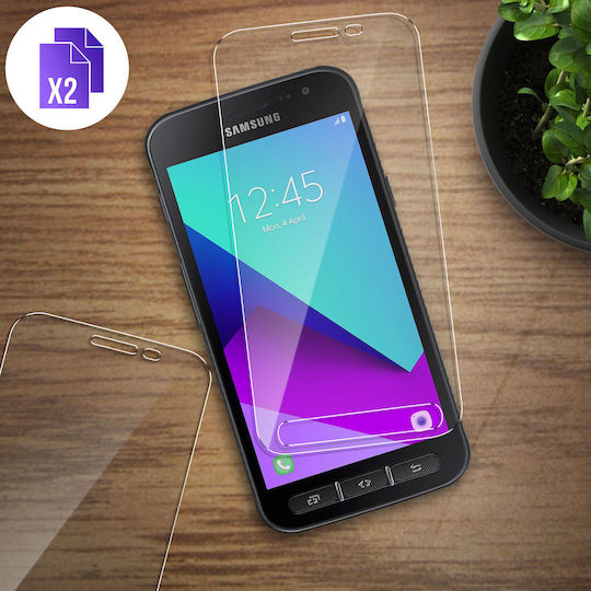 2x Sticlă Temperată 9H Rezistentă la Zgârieturi pentru Galaxy Xcover 4/4s Akashi Transparentă