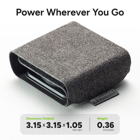 Mophie Ασύρματος Φορτιστής (Qi Pad) Μαύρος (Travel Charger 3in1)