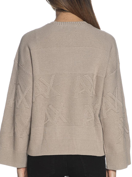 Armani Exchange Damen Pullover Beige