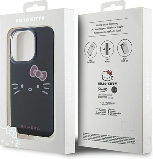 Hello Kitty Back Cover Πλαστικό Μαύρο (iPhone 13 Pro)