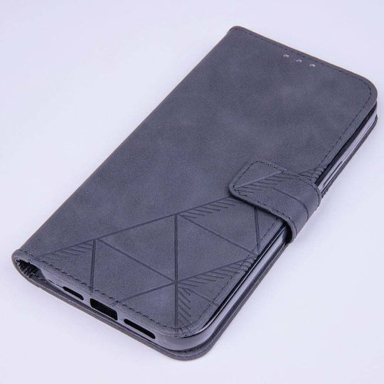 TelForceOne Smart Trendy Porto Back Cover Δερματίνης Μαύρο (iPhone 14 Plus)