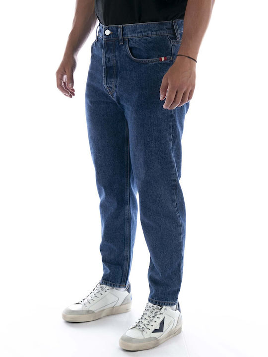 Amish Men's Jeans Pants in Regular Fit Stone Wash Blue