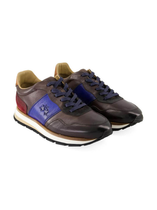 La Martina Sneakers Dark Brown-blue