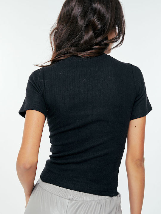 Bluza Damă Mâneci Scurte Portocaliu