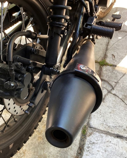 Motorrad-Auspuffschutz