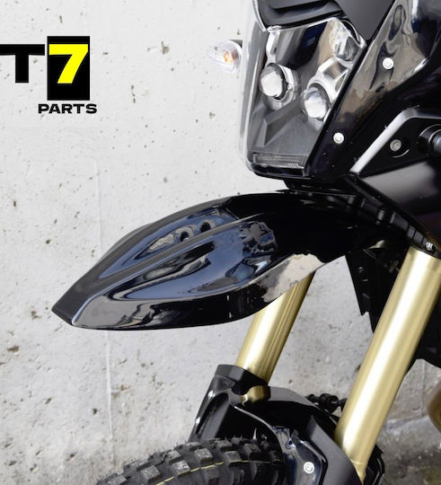 C-Racer Φτερό Μπροστινού Τροχού Μοτοσυκλέτας για Yamaha Tenere 700 Μαύρο