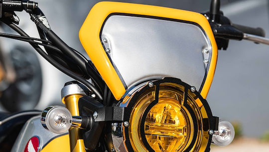 C-Racer Capac Far Motocicletă pentru Honda Maimuță Negru 1buc