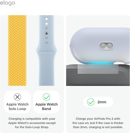 Elago Pad de Încărcare Magnetic Apple Watch Galaxy Watch Gri Închis