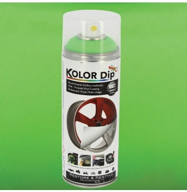 KolorDip Car Paint Spray for Rims & Wheels Green 400ml