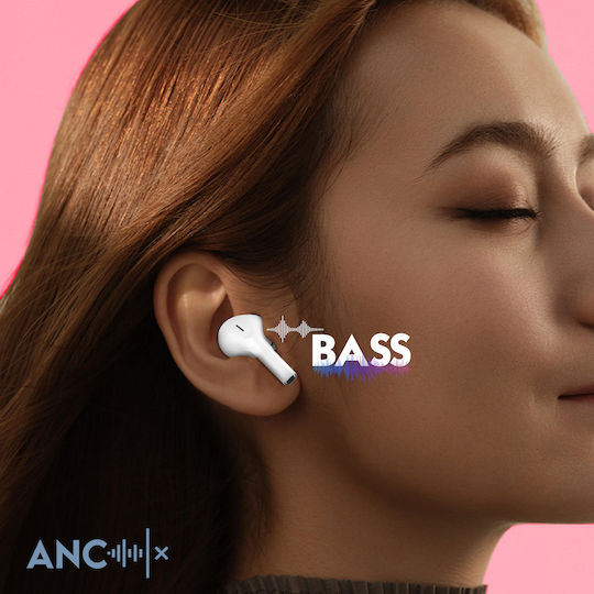 Forcell Master PRO In-ear Bluetooth Handsfree Earphones with Sweat Resistance and Charging Case White