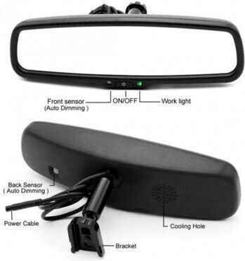 Monitor 3" for Car Interior Mirror