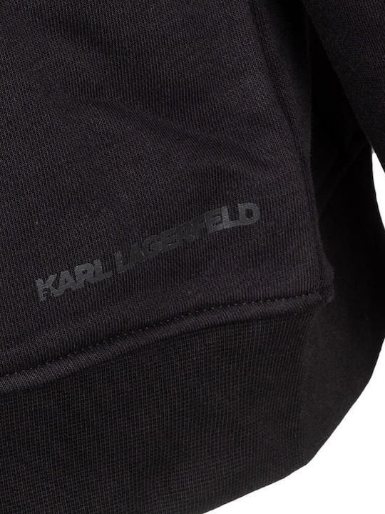 Karl Lagerfeld Herren Sweatshirt mit Kapuze black