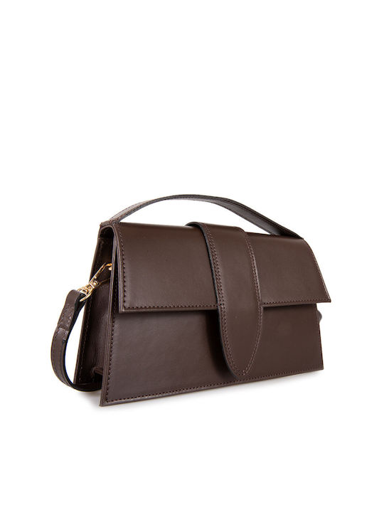 Labrini Damen Tasche Schulter Braun