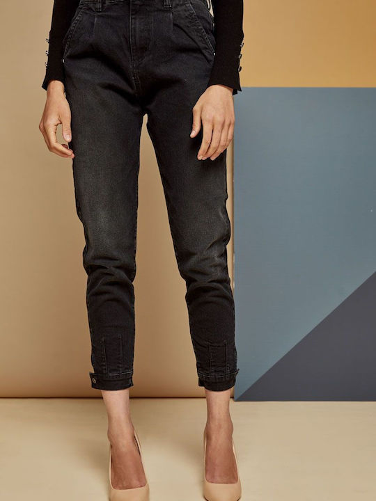 Edward Jeans Ivana Ψηλόμεσο Γυναικείο Jean Παντελόνι D.k Grey