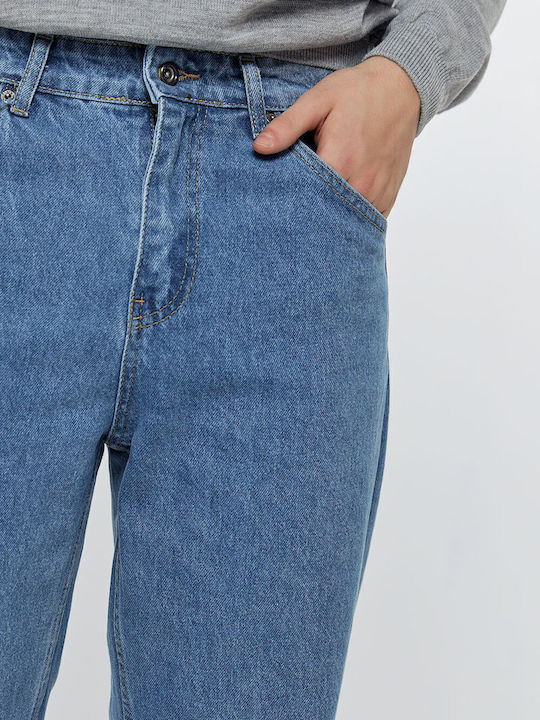 Men's Jeans Pants with Loose Fit Blue