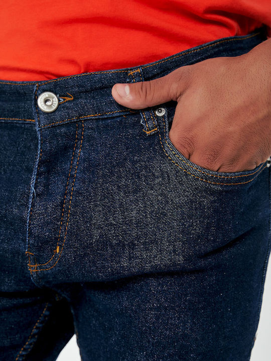 Men's Jeans Pants with Slim Fit Blue