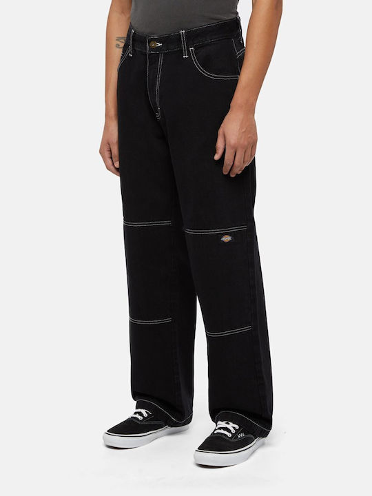 Double Knee Παντελόνι Black