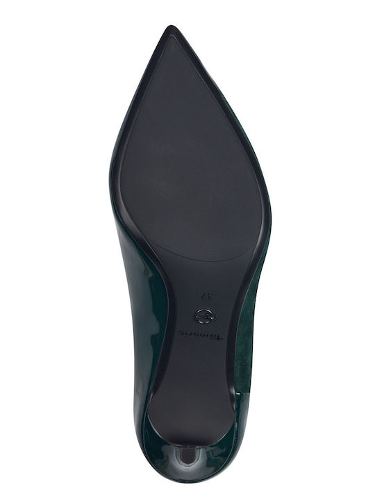 Leather Green Heels