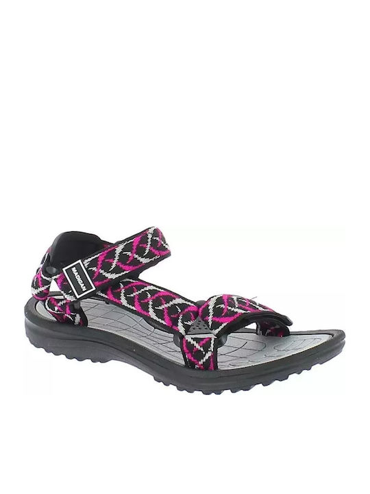 Siva Women's Flat Sandals Sporty in Gray Color