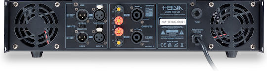 Helvia ZEUS 300-AB Τελικός Ενισχυτής PA 2 Καναλιών 150W/4Ω 100W/8Ω HLV.2245.0027