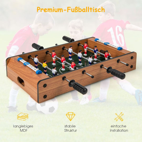 Costway Wooden Football Tabletop L51xW30.5xH9cm