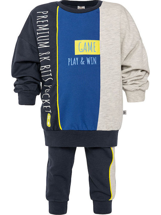 Kid Clothing Set 2pcs Top + Sweatpants 3 Colors Grey Kid Clothing Set 2pcs Top + Sweatpants 3 Colors Grey
