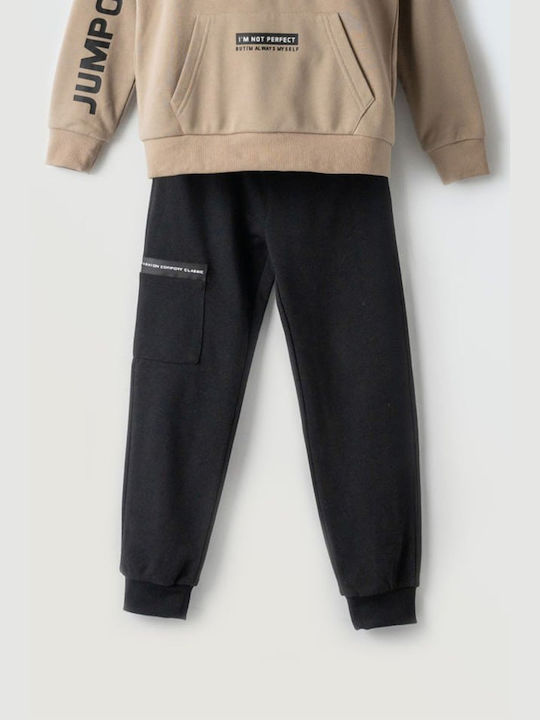 Hashtag Kids Sweatpants Set beige