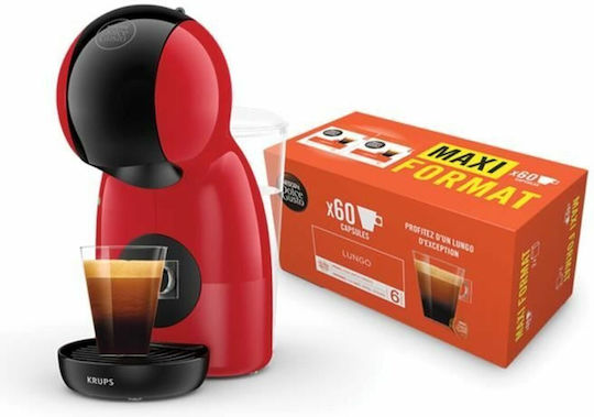Krups Piccolo XS Espressor pentru capsule Dolce Gusto Presiune 15bar Roșie